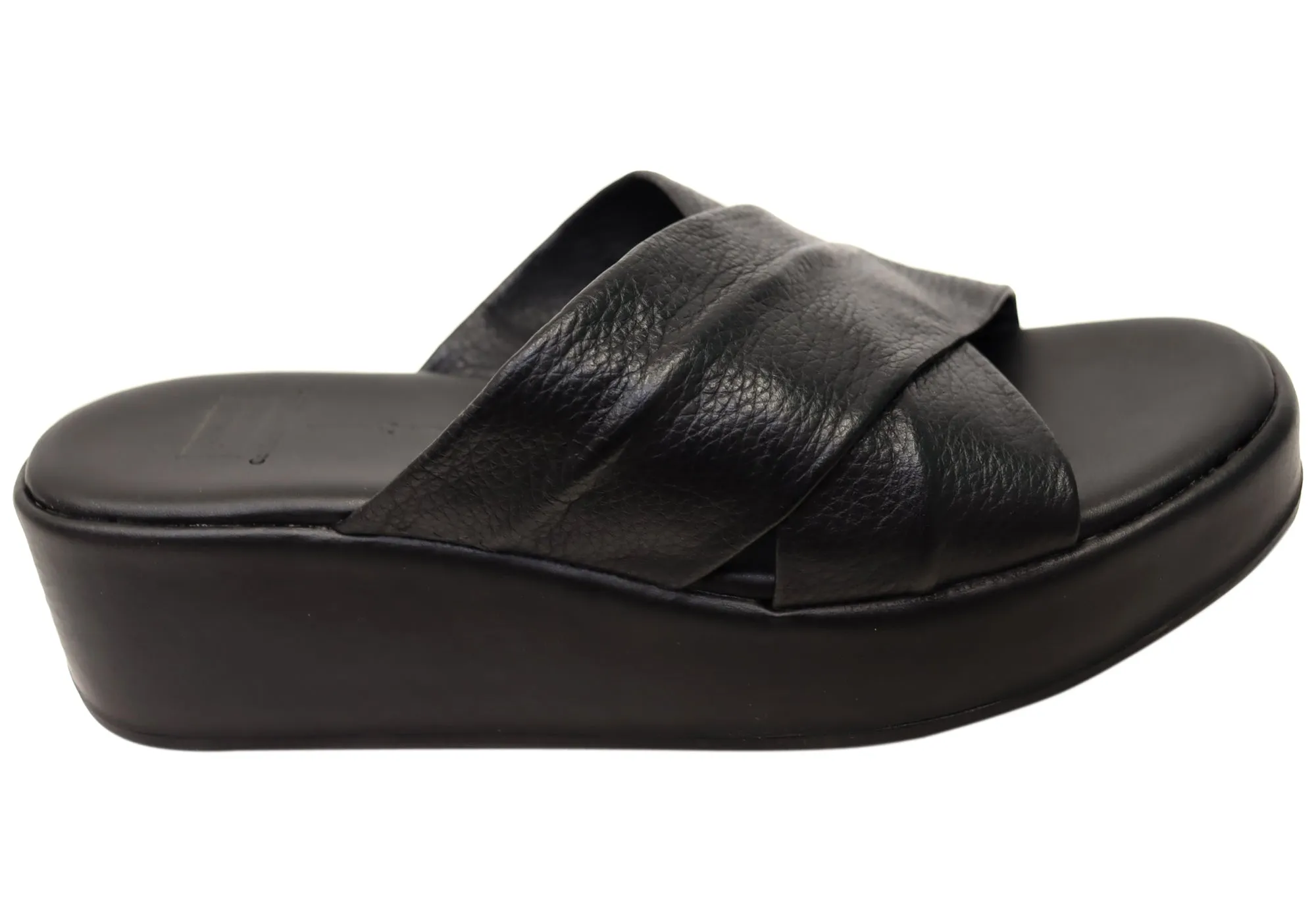 Via Paula Ginza Sandales Plateforme en Cuir Brésilien pour Femmes Via Paula Chaussures
