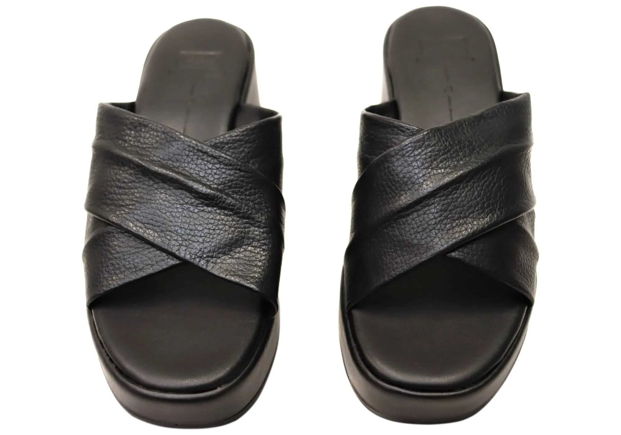 Via Paula Ginza Sandales Plateforme en Cuir Brésilien pour Femmes Via Paula Chaussures