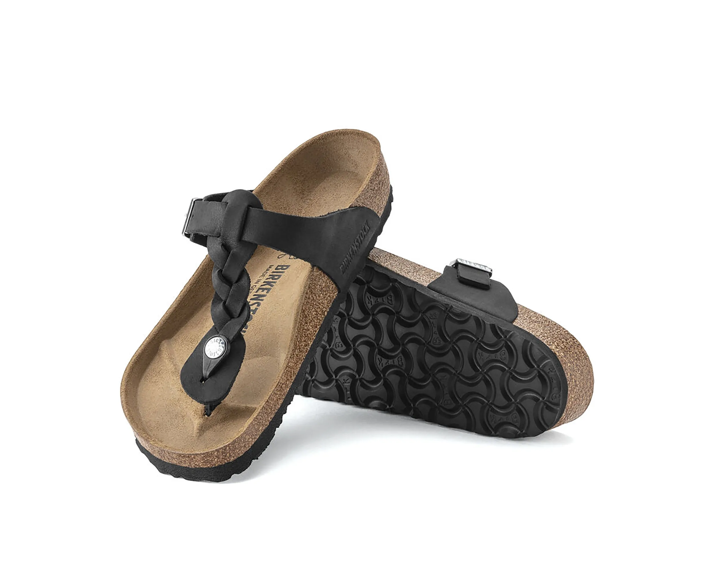 Sandales tressées Gizeh pour femme (Taille standard)