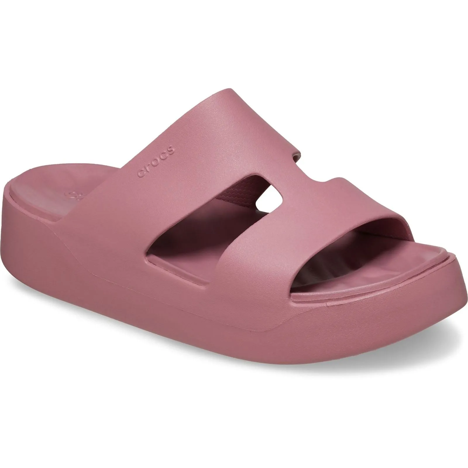 Crocs pour Femme 209409 Mules à Plateforme avec Bride en H Getaway