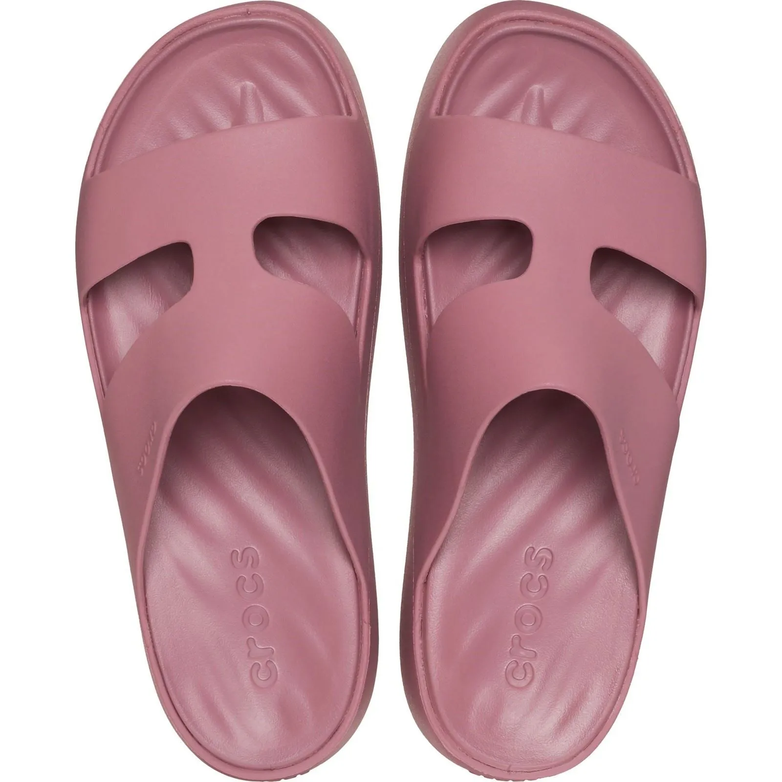 Crocs pour Femme 209409 Mules à Plateforme avec Bride en H Getaway