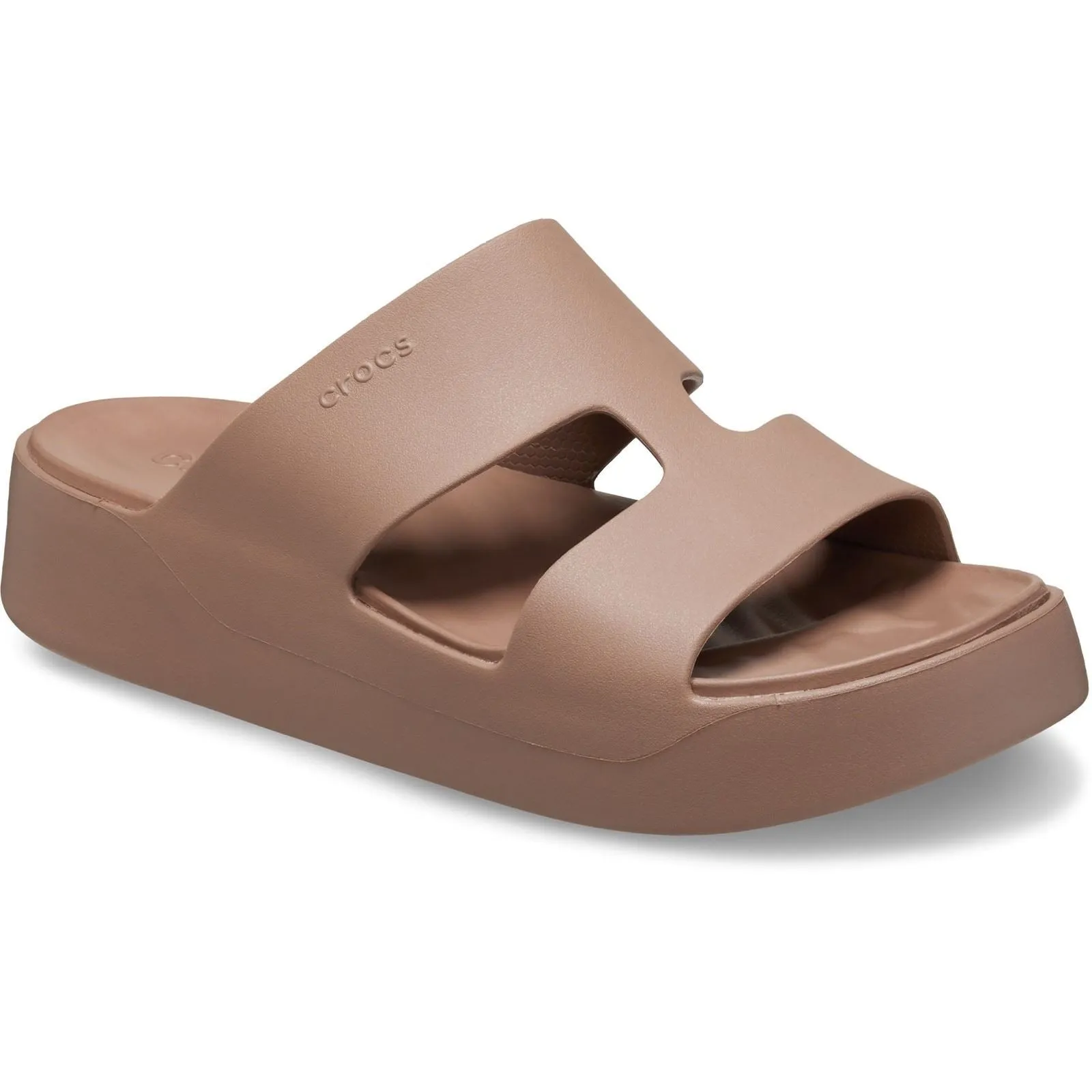 Crocs pour Femme 209409 Mules à Plateforme avec Bride en H Getaway