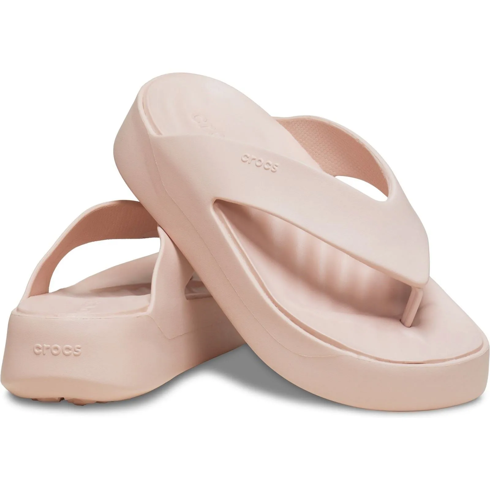 Crocs pour Femmes 209410 Tongues à Plateforme Getaway
