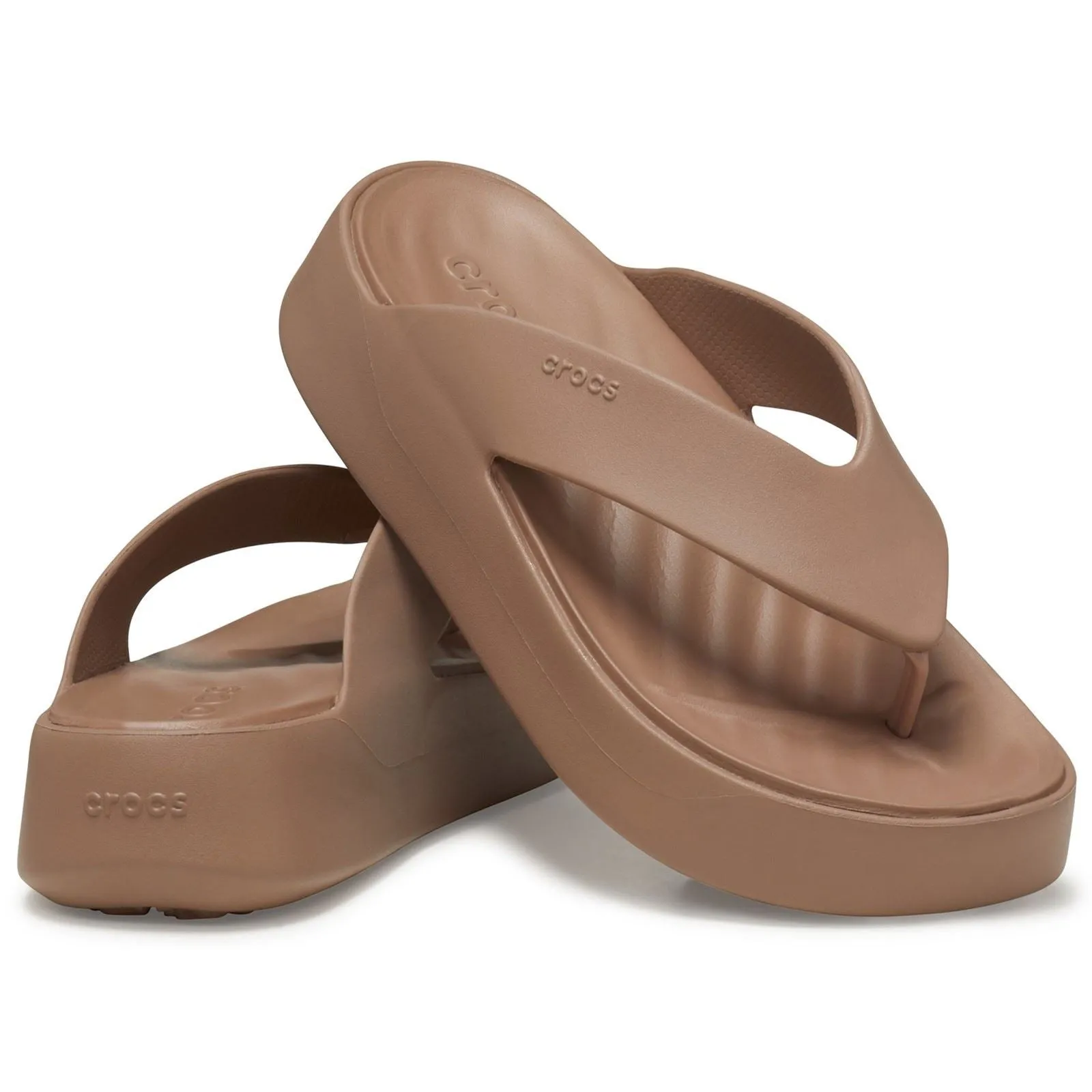 Crocs pour Femmes 209410 Tongues à Plateforme Getaway