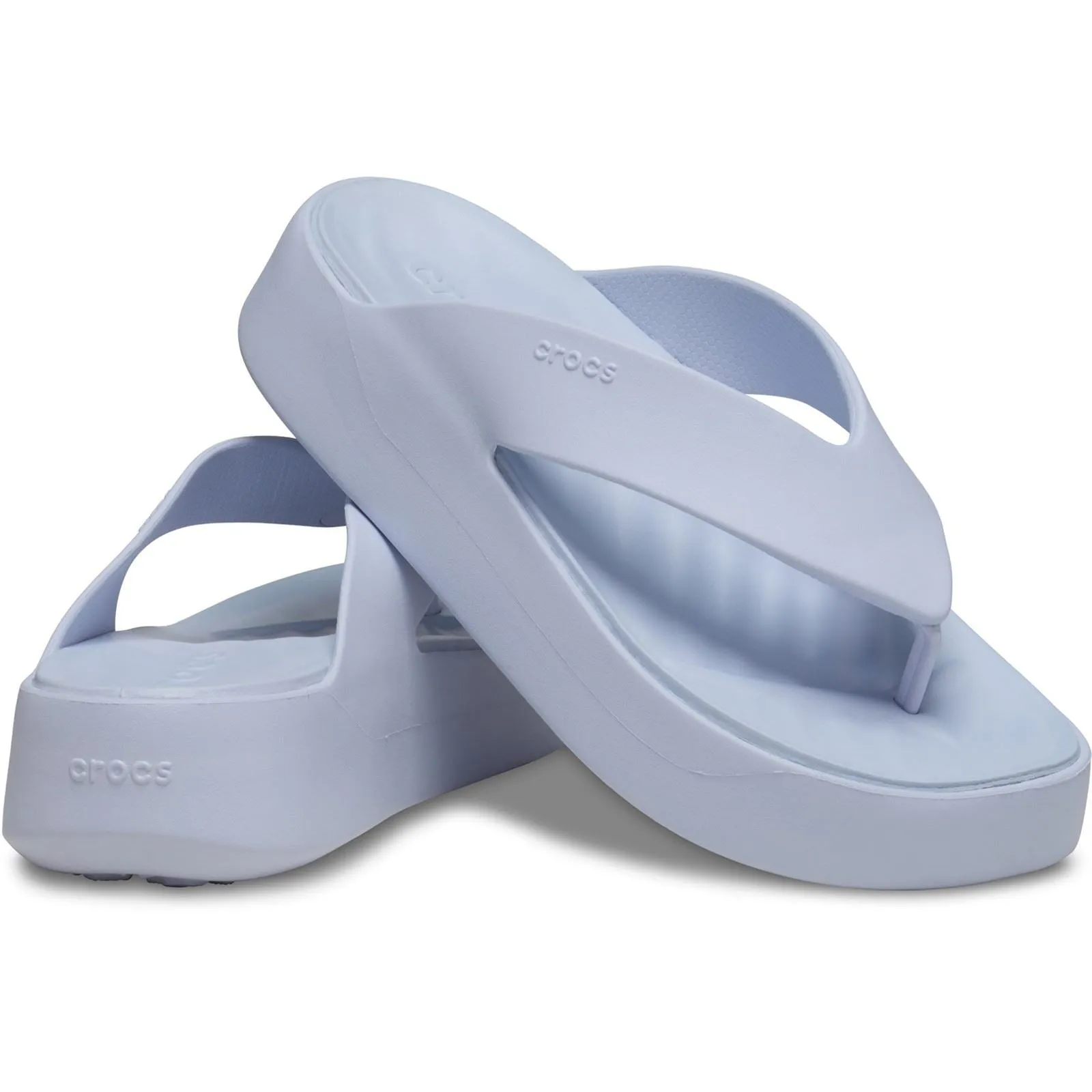 Crocs pour Femmes 209410 Tongues à Plateforme Getaway