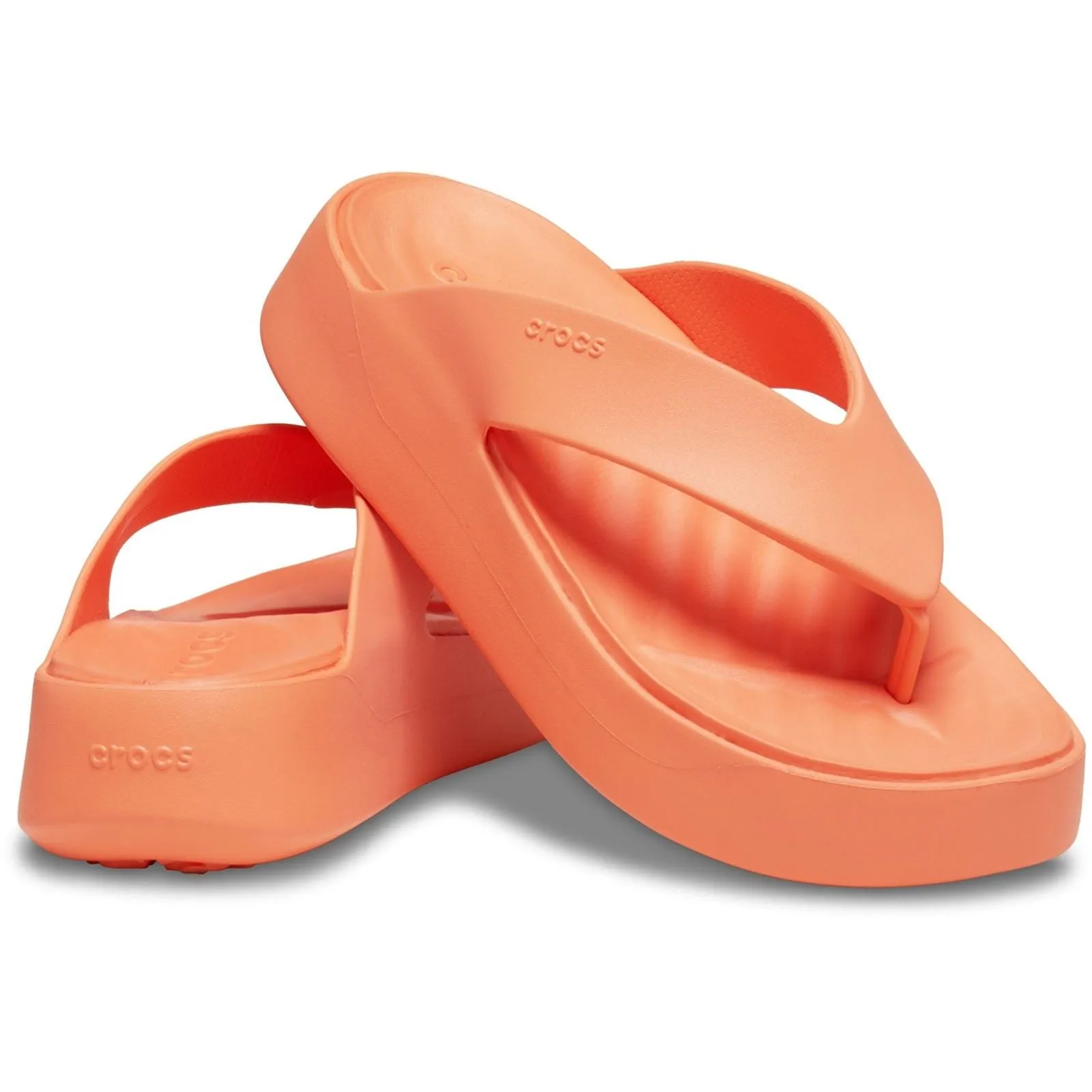 Crocs pour Femmes 209410 Tongues à Plateforme Getaway