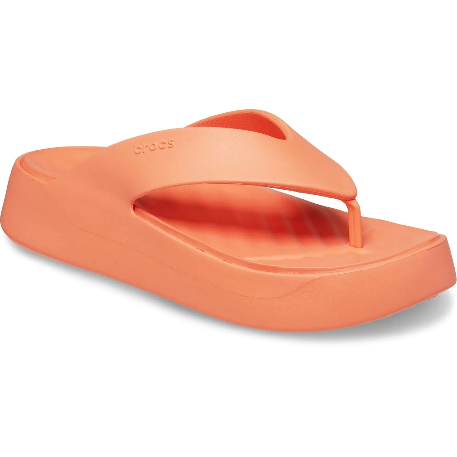 Crocs pour Femmes 209410 Tongues à Plateforme Getaway