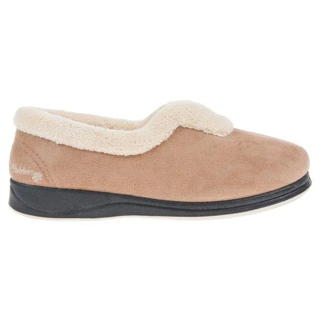 Chaussons Carmen pour femme à large ajustement