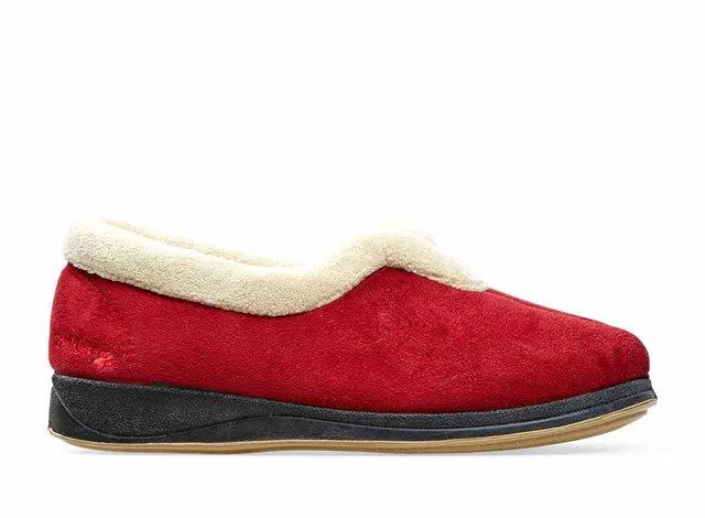 Chaussons Carmen pour femme à large ajustement