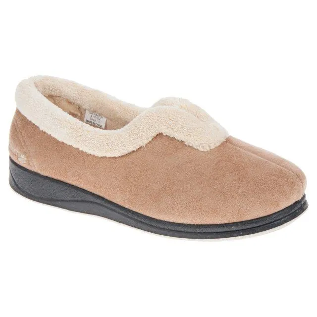 Chaussons Carmen pour femme à large ajustement