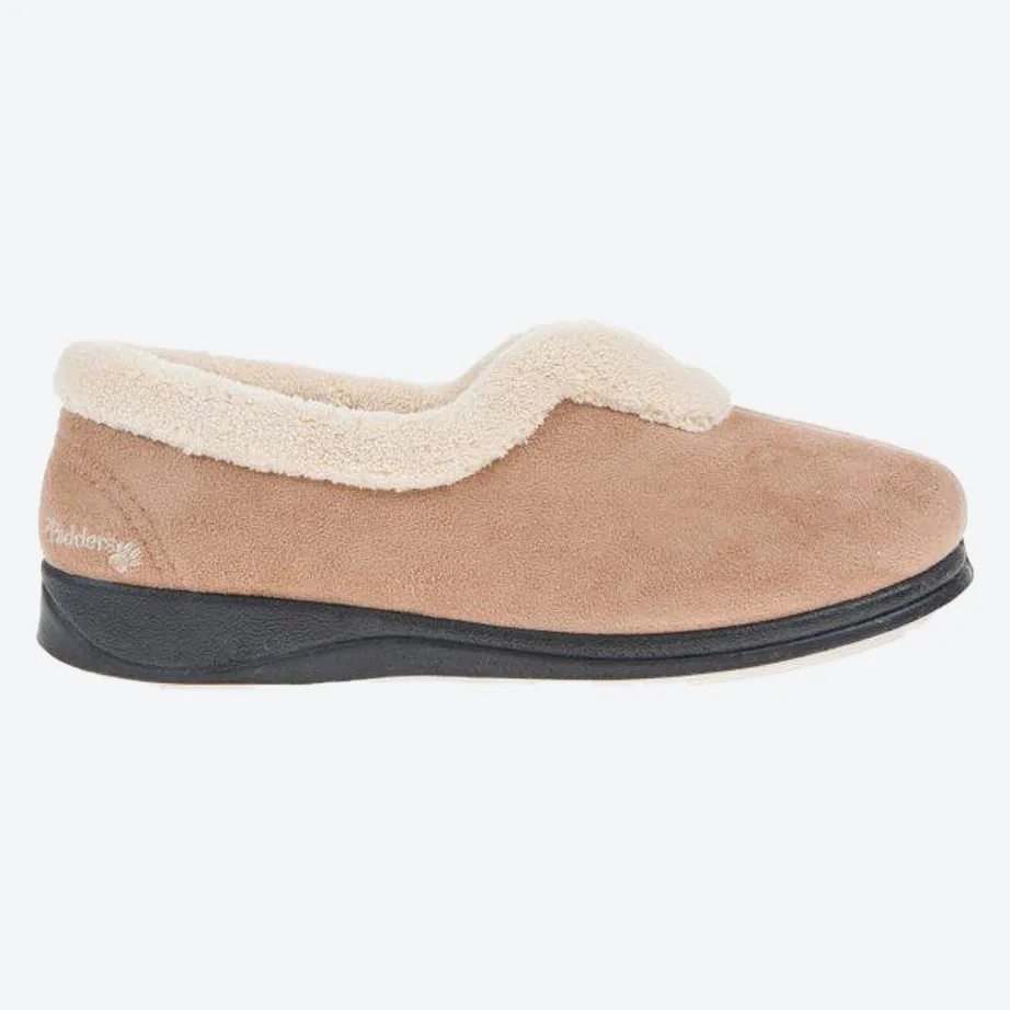 Chaussons Carmen pour femme à large ajustement