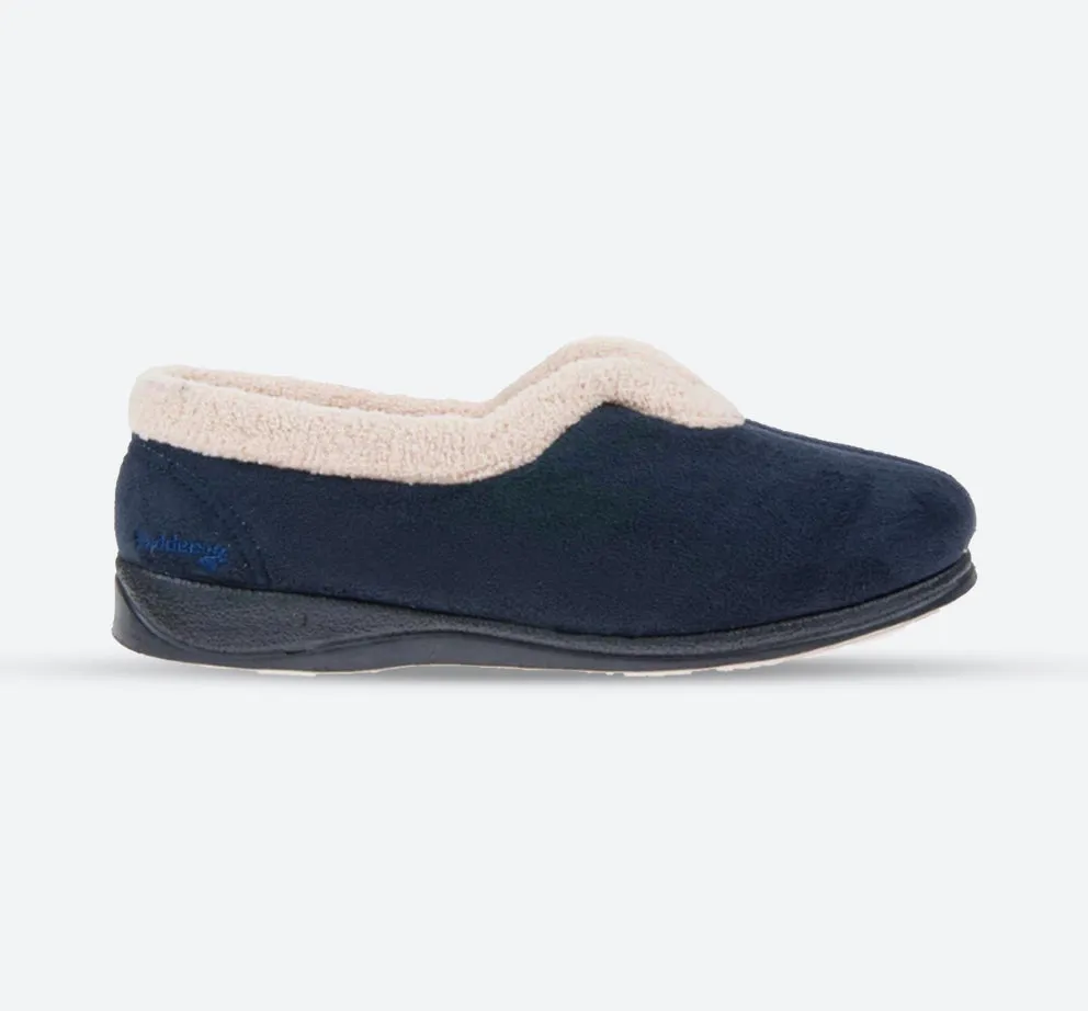 Chaussons Carmen pour femme à large ajustement