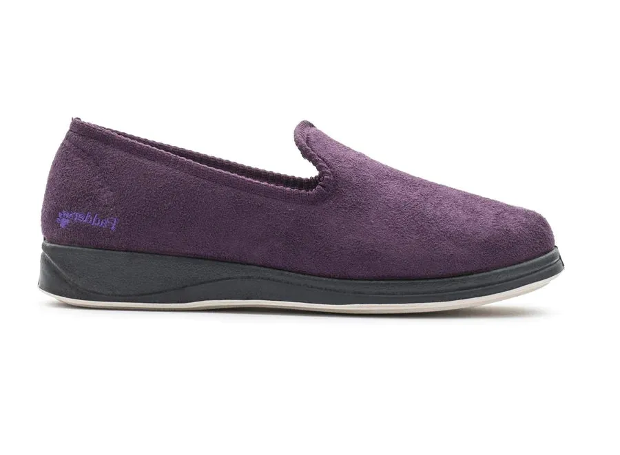 Chaussons de détente Padders à largeur ajustable pour femme