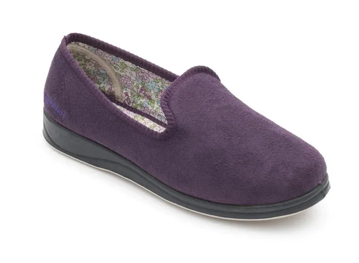 Chaussons de détente Padders à largeur ajustable pour femme