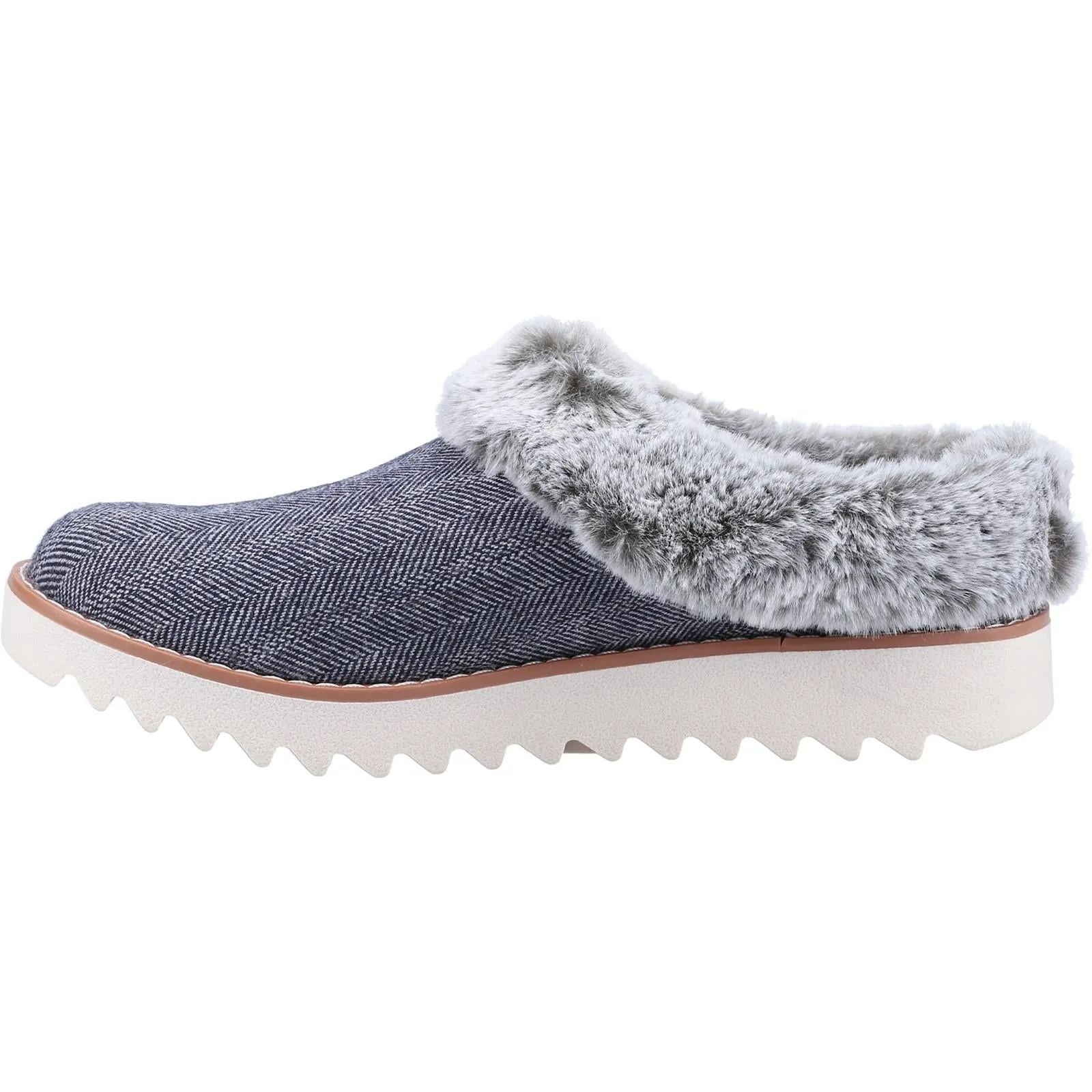 Chaussons Skechers 113422 Bobs Mountain Kiss pour Femme à Largeur Ample