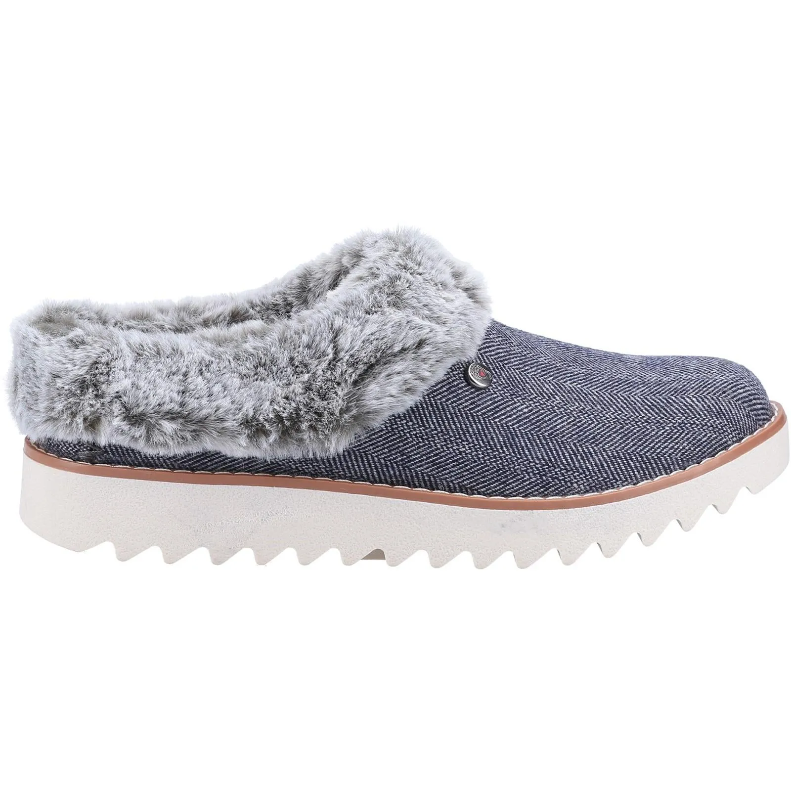Chaussons Skechers 113422 Bobs Mountain Kiss pour Femme à Largeur Ample