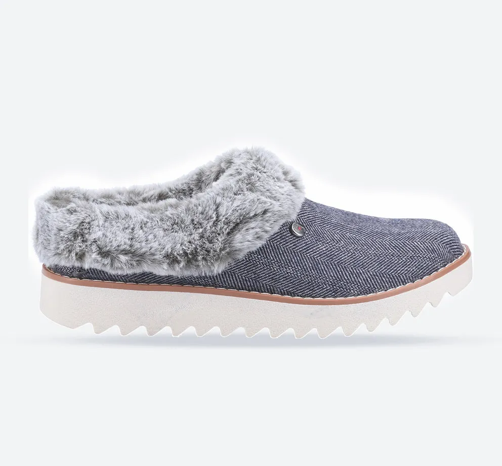 Chaussons Skechers 113422 Bobs Mountain Kiss pour Femme à Largeur Ample