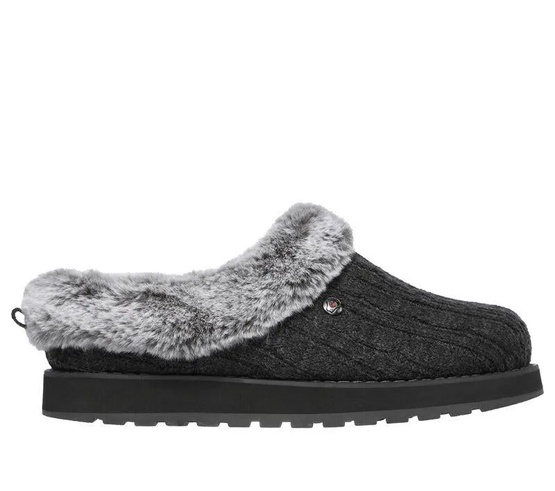 Skechers Keepsakes Ice Angel Mules pour Femme à Largeur Ample - Charbon