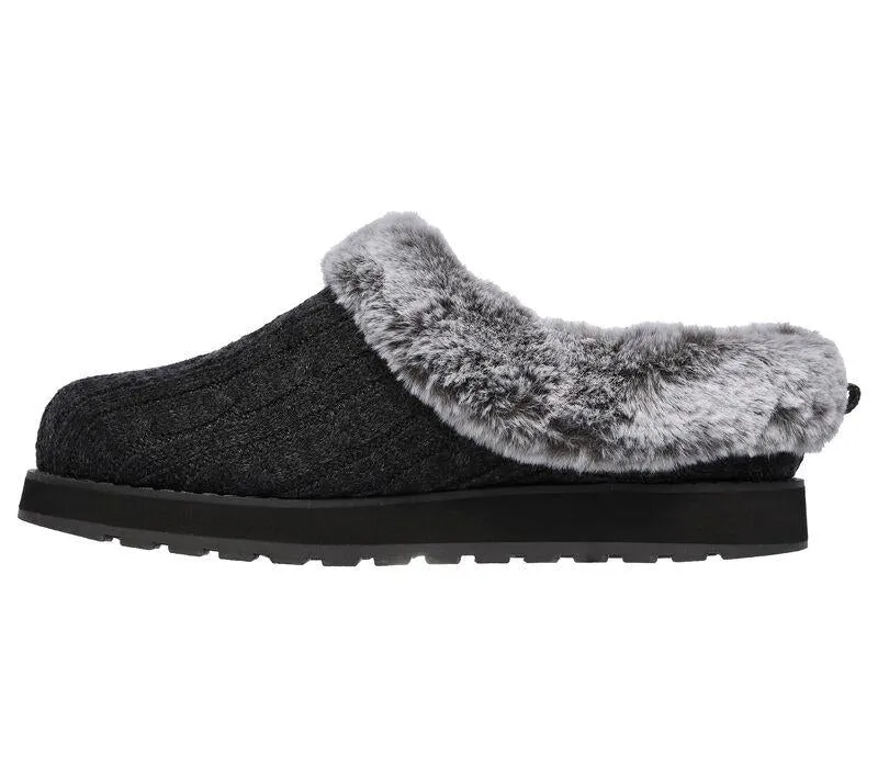 Skechers Keepsakes Ice Angel Mules pour Femme à Largeur Ample - Charbon