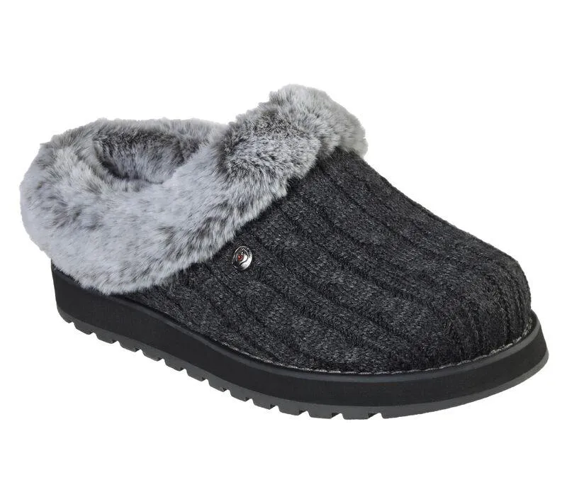 Skechers Keepsakes Ice Angel Mules pour Femme à Largeur Ample - Charbon