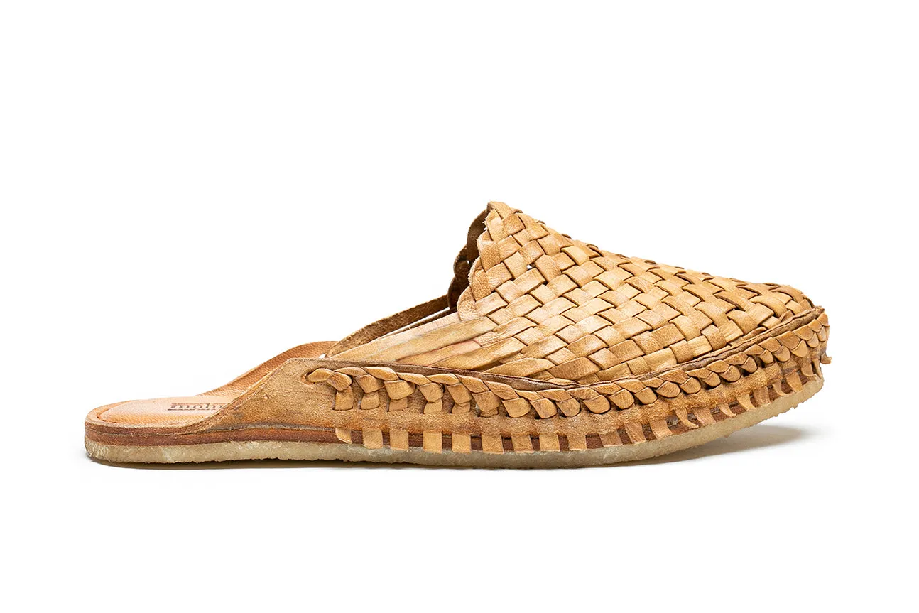 Chausson Woven City en Miel   Sans Rayures