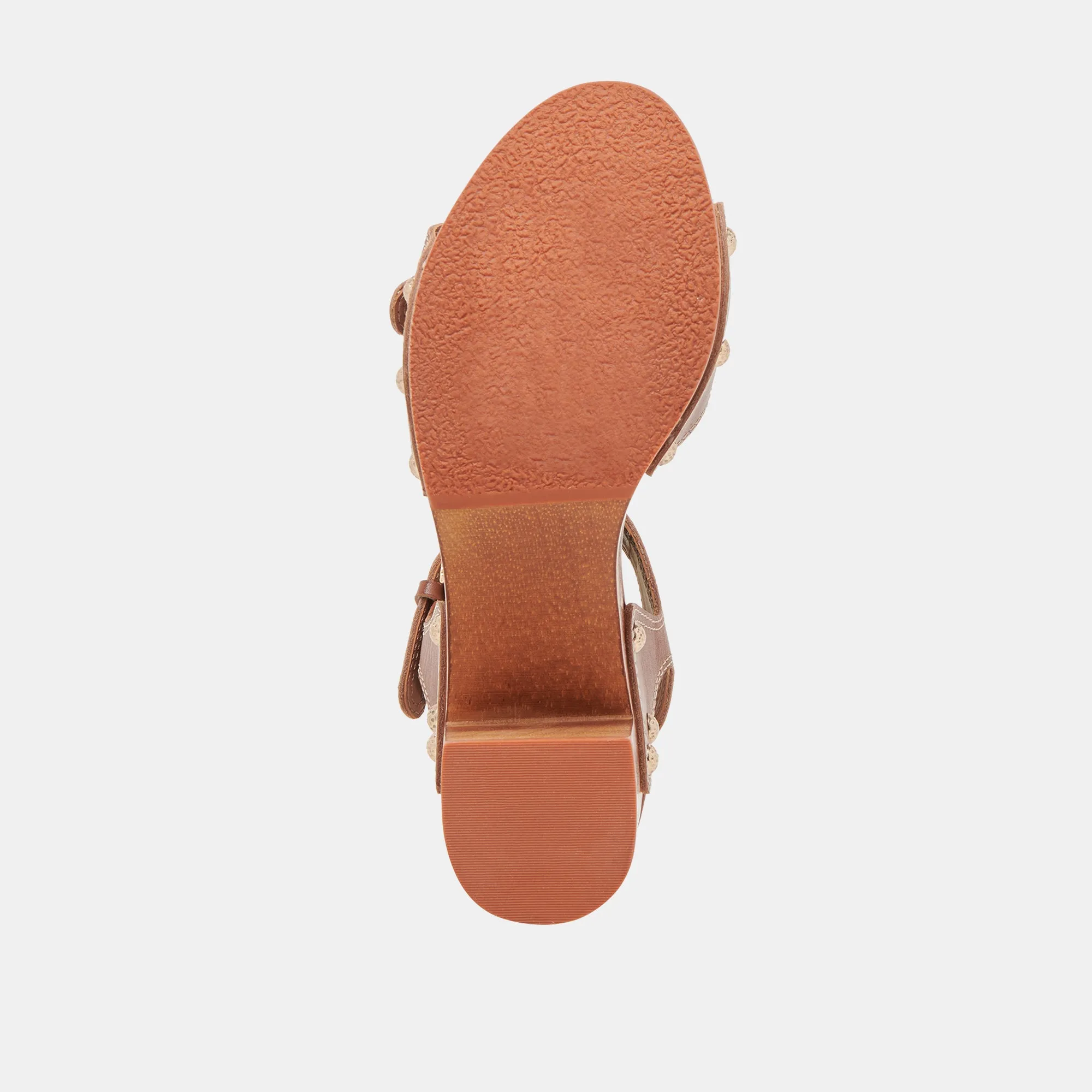 YANDY TALONS CUIR COGNAC