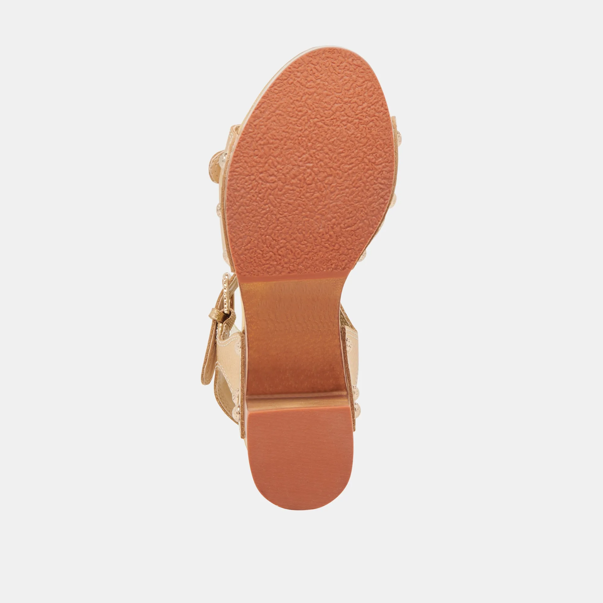 YANDY TALONS EN CUIR DORÉ
