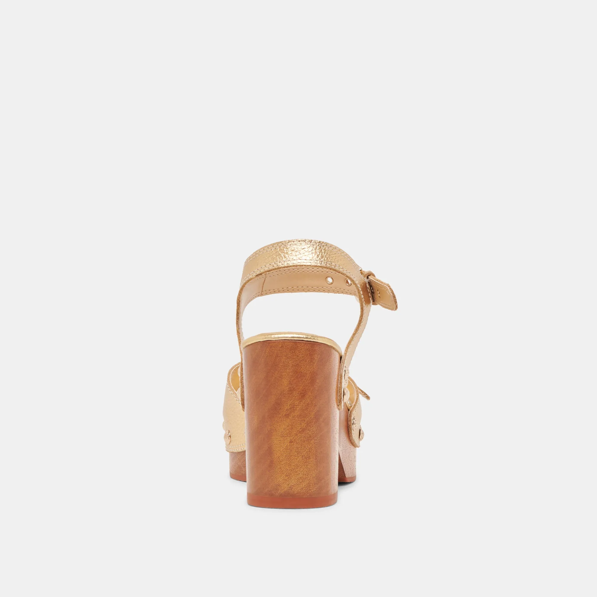 YANDY TALONS EN CUIR DORÉ