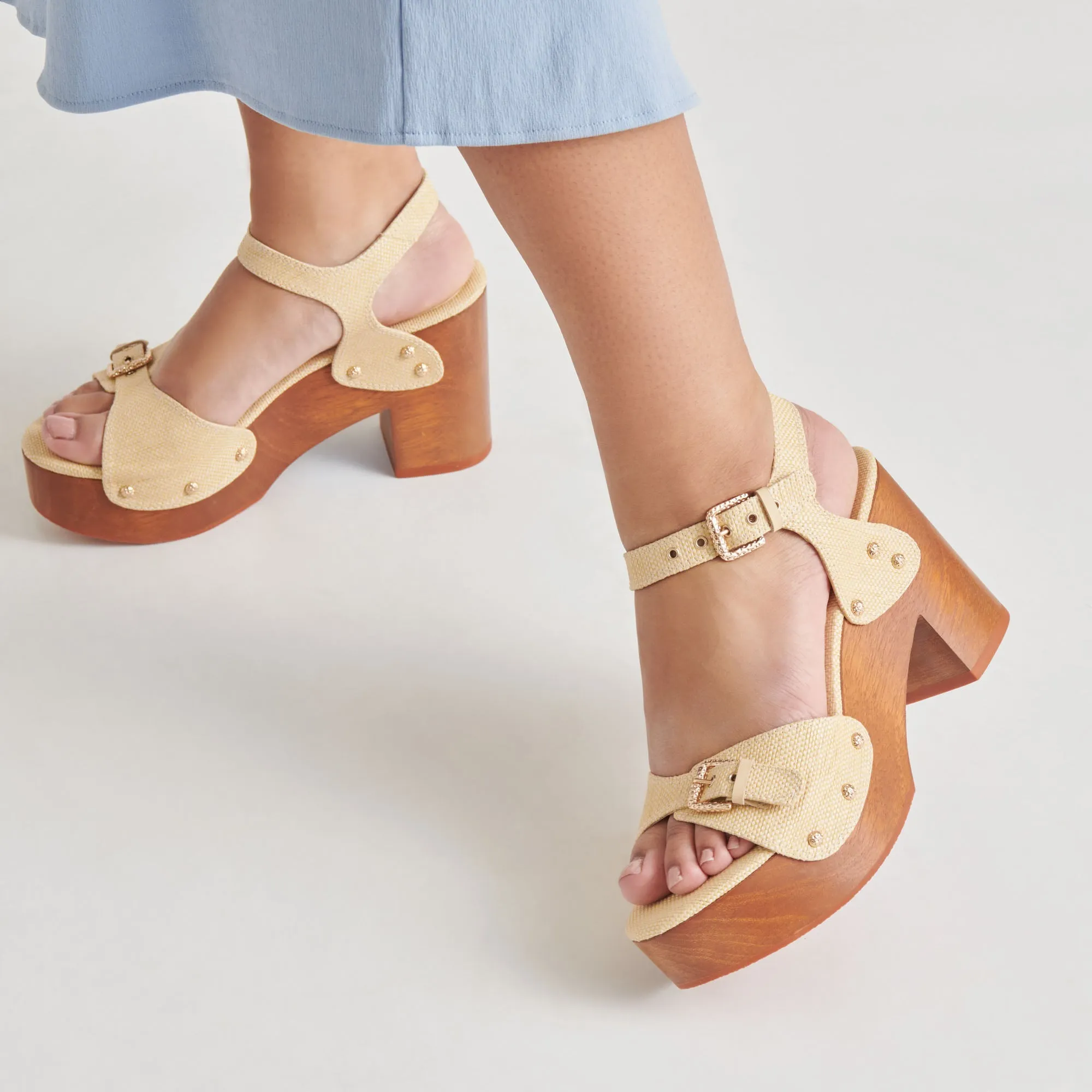 YANDY TALONS LT RAFFIA NATUREL