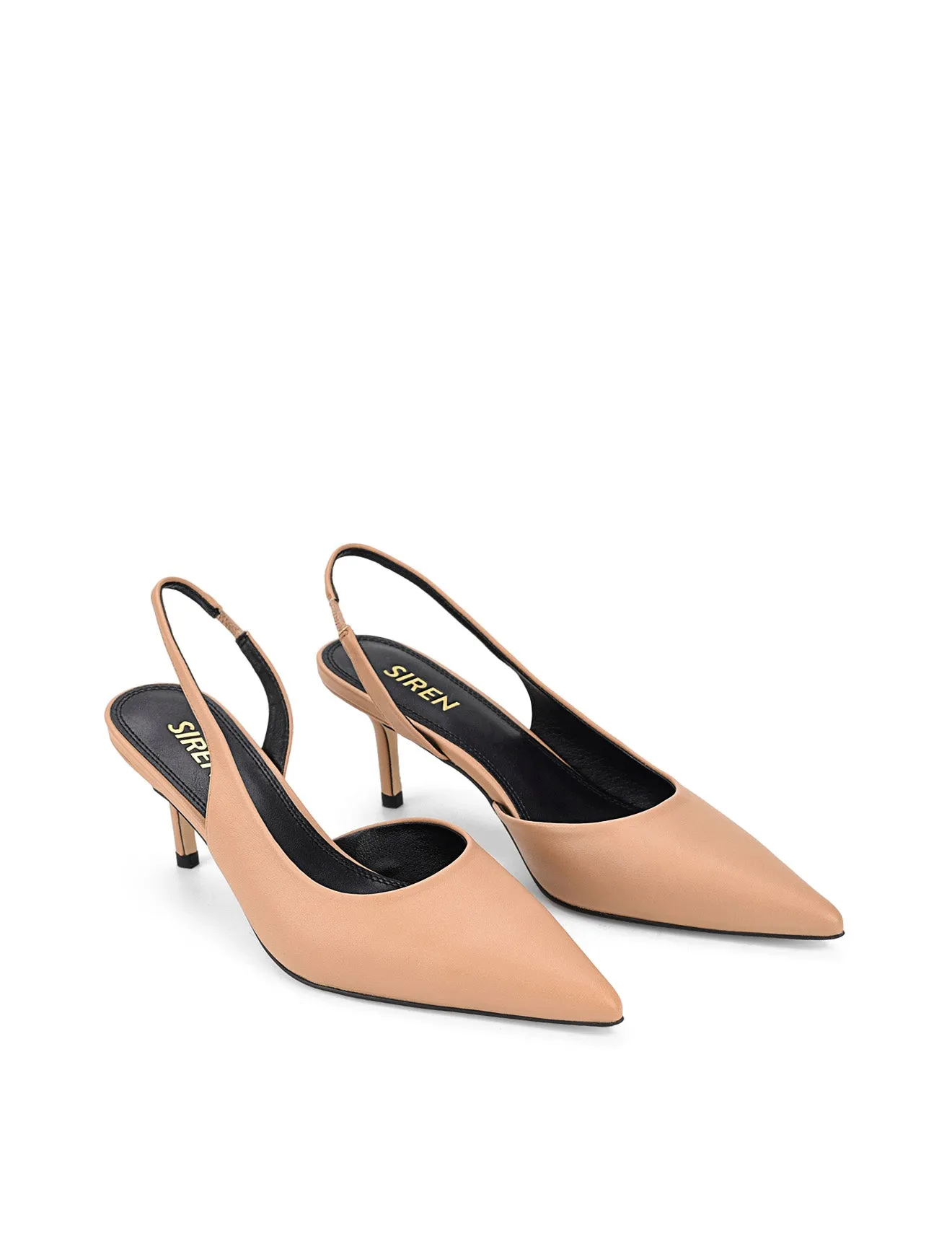 Yoselyn Dorsay Escarpins à Brides - Cuir Beige Amande