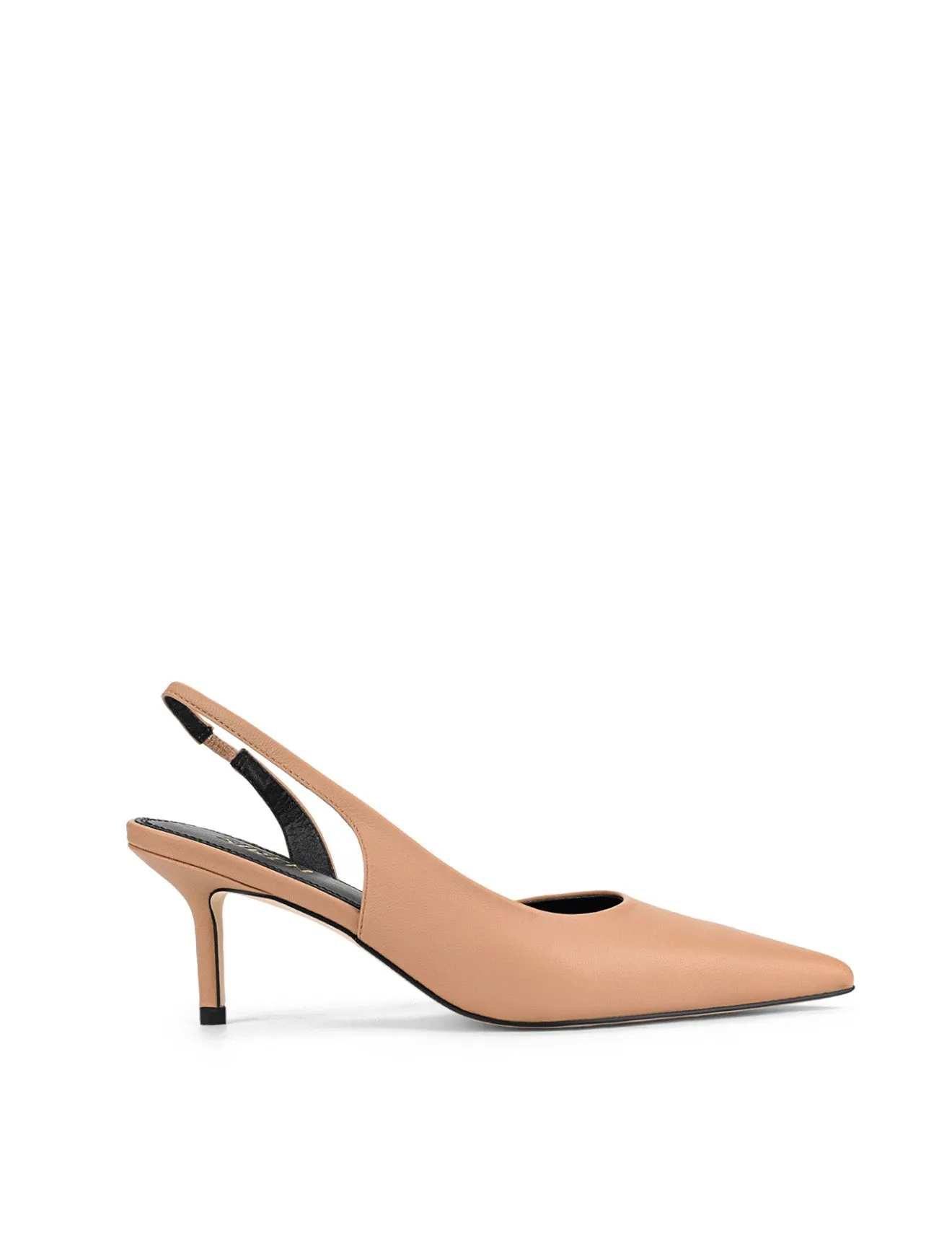Yoselyn Dorsay Escarpins à Brides - Cuir Beige Amande